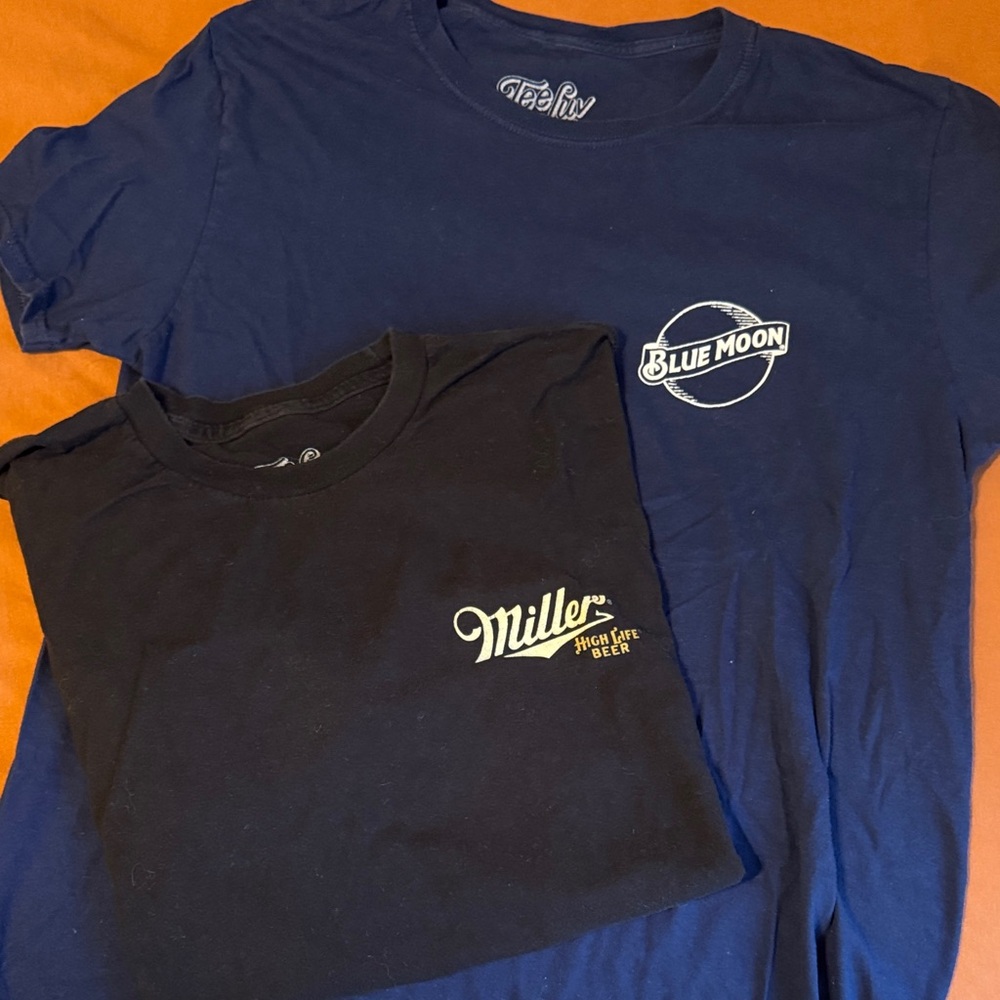 Blue Moon and Miller High Life T-Shirts